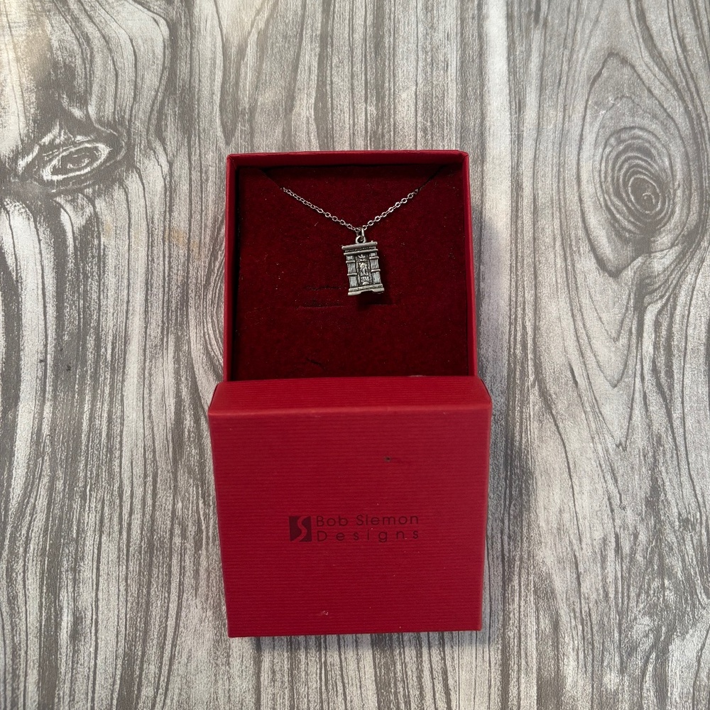 Rare 2000's Narnia Wardrobe Necklace by Bob Siemon- Original Box